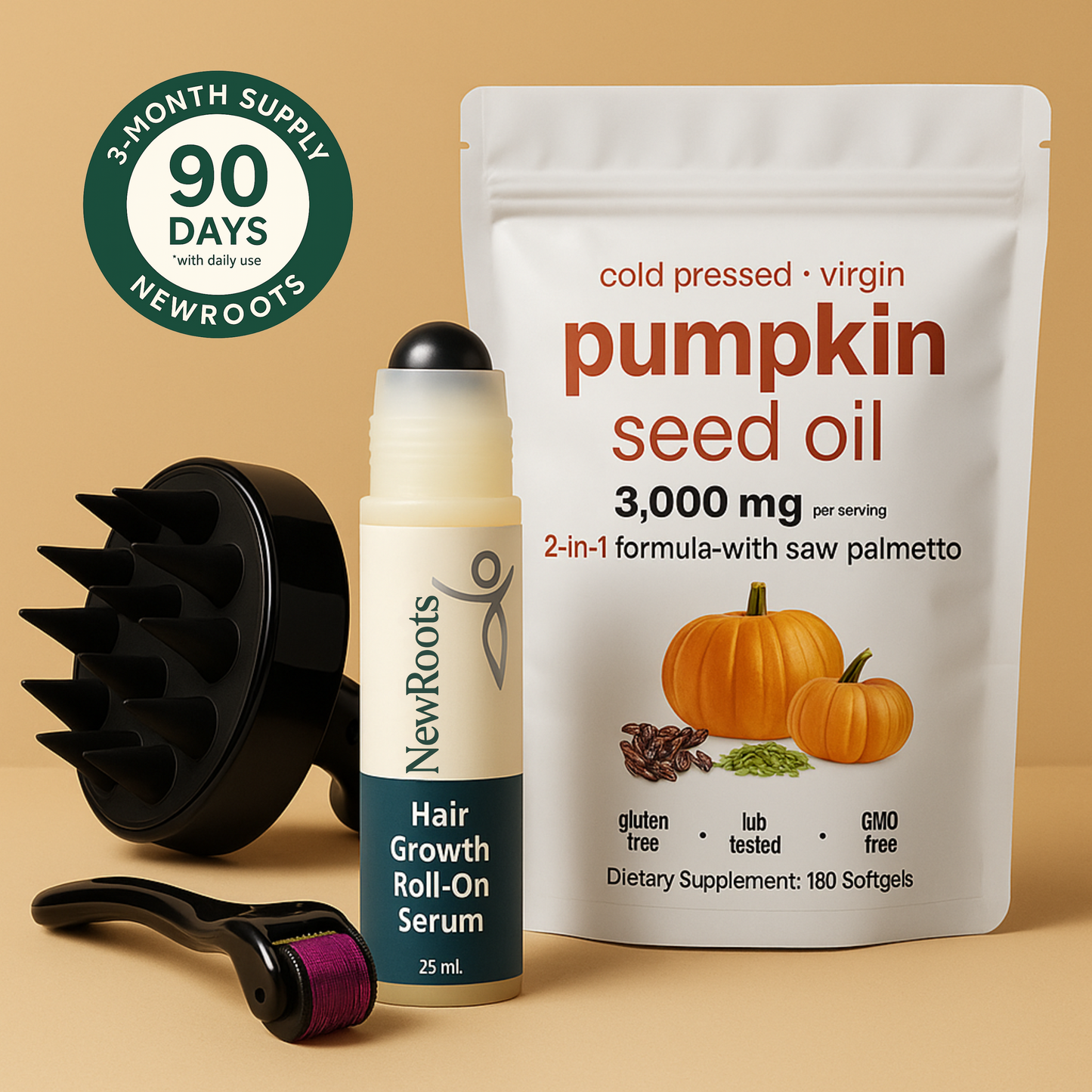NewRoots Hair Growth Roll-On Serum