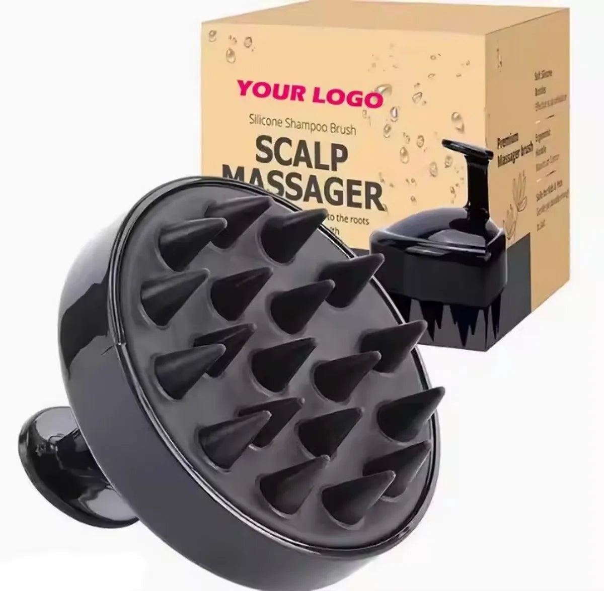 Head Cleansing and Massage Wet and Dry Scalp Massage Brush Soft Massage Cushioned Airbag Non-Invasive Scalp Deep Conditioning